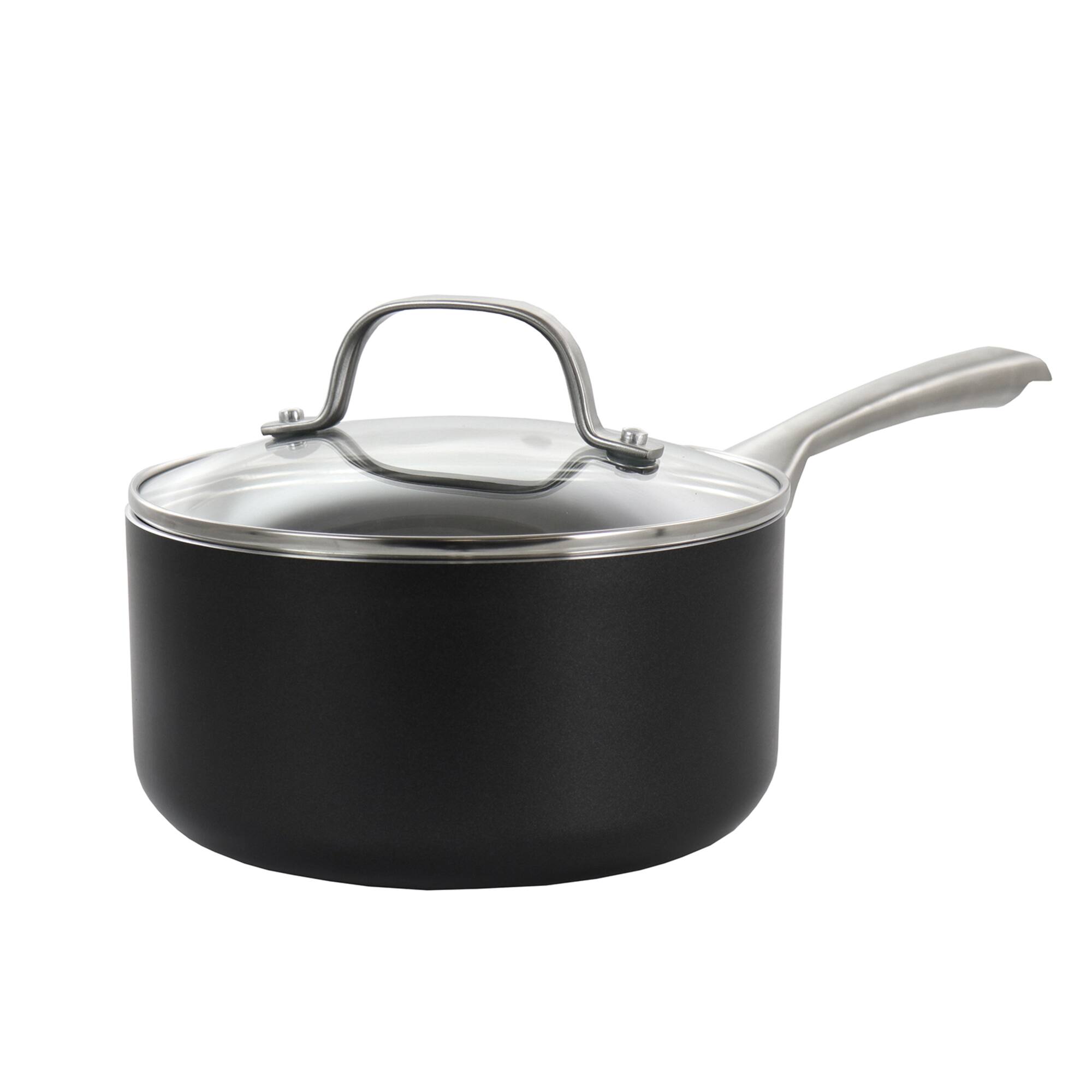 Oster Palladium 8-Piece Black Aluminum Cookware Set
